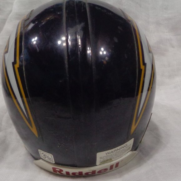 San Diego Chargers Riddell Mini Football Helmet 3 5/8 Vintage 1995 NFL - Picture 4 of 6